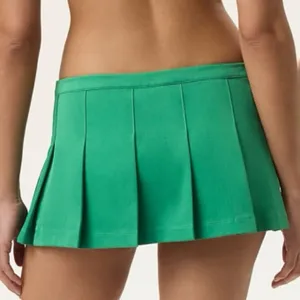 Fila x Hailey Bieber Green‎ Pleated Skirt 4 thumbnail 3