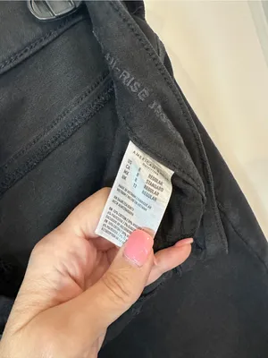 American Eagle Outfitters Black Skinny button fly Jeans thumbnail 4