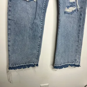 Levi's ribcage straight ankle jeans distressed light wash womens size 25‎ trendy thumbnail 2