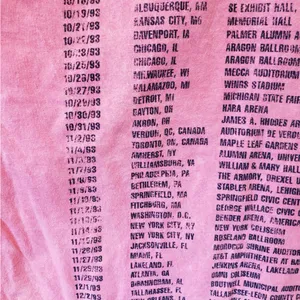 Nirvana Pink Graphic Tee for Women Size M thumbnail 5