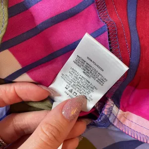 EXPRESS NWT Colorful Ruffle Small Tank Summer‎ Mini Dress Elastic Waist thumbnail 5
