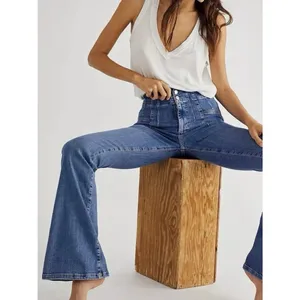 Free People We The Free Jayde Flare Jeans Night Sky size 30 Y2K dramatic flare thumbnail 10