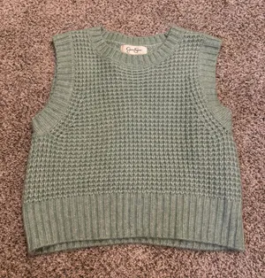 Green Sweater Vest thumbnail 1