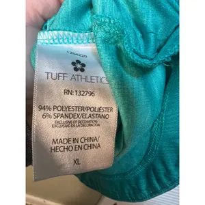 Tuff Athletics Women's Sz XL Active T-Shirt Spectra Green Heathered Short Sleeve thumbnail 12