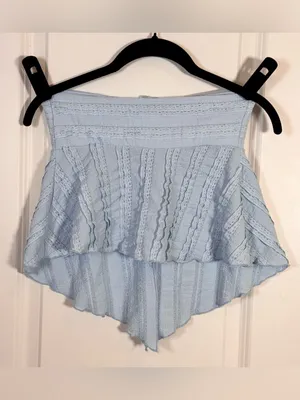 Urban Outfitters Eloise Tube Top XS Light Blue Coquette Y2K Fairycore Babydoll thumbnail 3