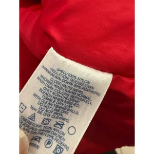 Lands End Red Goose Down Puffer Vest Women Medium 38-40‎ Quilted Insulated Shell thumbnail 7