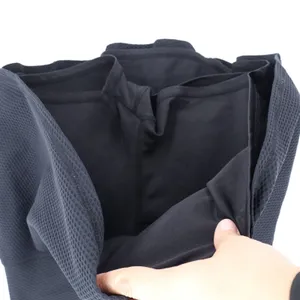 Kyodan Black Textured Honeycomb Athletic Skort Zipper Pocket XS BKA73 thumbnail 3