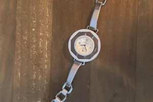 Vintage Lausanne 17 jewels silver hexagon watch thumbnail 8