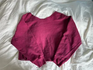Central Michigan University off the shoulder crewneck thumbnail 2