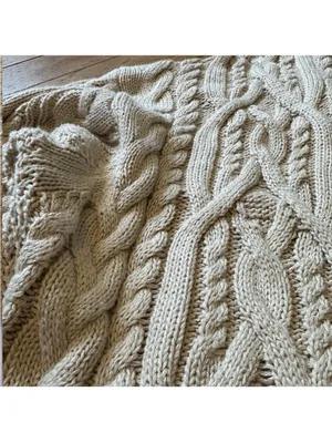 J. Crew Cableknit Chunky Fishermans Button Front Cardigan Sweater Womens Medium thumbnail 4