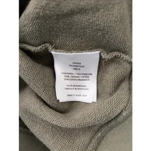 Officine Generale Daily Classics Sweatshirt Size Med Olive Green‎ Organic Cotton thumbnail 6