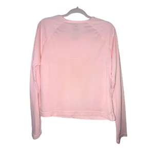 Adidas light pink long sleeve athletic top thumbnail 5