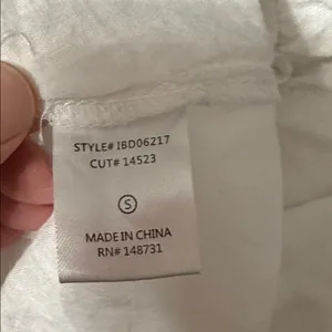 Blue‎ Blush White Off-Shoulder Dress Ruffles Small thumbnail 8