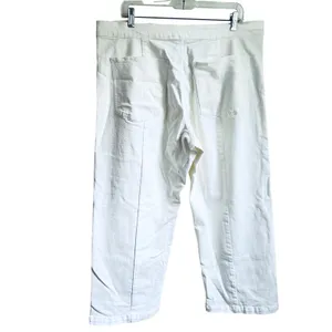 NWT Madewell The Emmett Wide-Leg Crop Jean: Welt Pocket Edition NO602 Tile White thumbnail 4