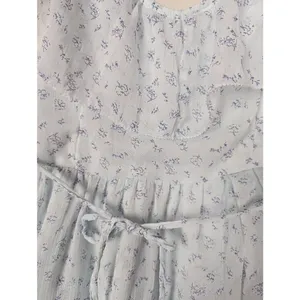 Abercrombie & Fitch floral asymmetrical tiered flowy dress Medium thumbnail 4