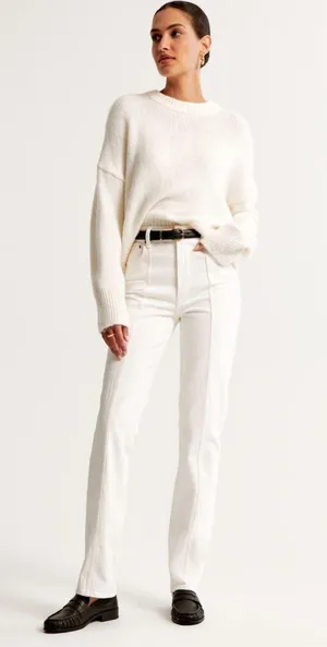 Abercrombie Ultra High Rise 90s Straight Jeans thumbnail 1