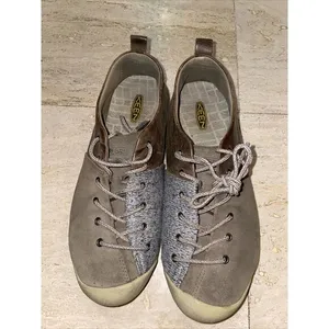 Keen Womens Size 8.5 Lower East Side‎ Lace Women Oxford Sneaker Shoes Brown Gray thumbnail 3