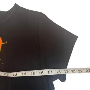 Vintage 90s Halloween Town Nostalgic Large Wicked Witch Graphic Black T‎ Shirt thumbnail 5