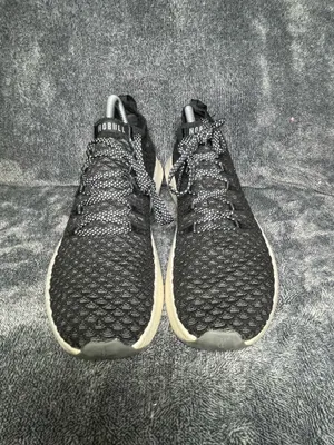 NOBULL Allday Knit Mens 9 / Womens 10.5 Black Athletic Running Training Shoes thumbnail 2