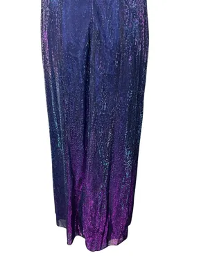 Vintage Night Way y2k Fairy Whimsi Sleeveless Column Maxi Dress Size 4 thumbnail 8