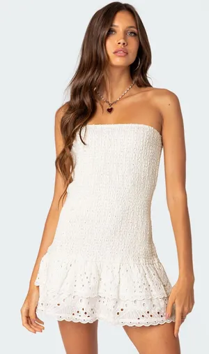 White Edikted Dress thumbnail 1