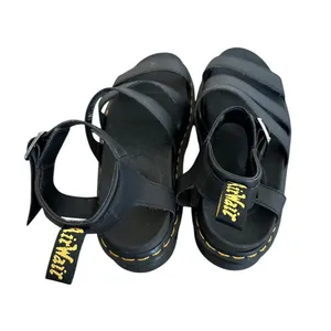 Dr. Martens Blaire Hydro sandals Black Leather Womens Sz 7 EUC thumbnail 5