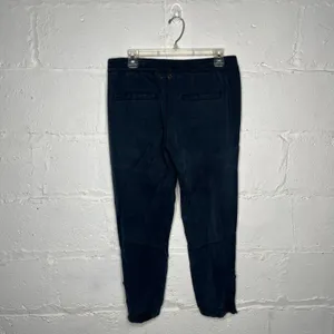 Pam &‎ Gela Lace Up Jogger Pants Athleisure Chic Women Navy Blue Small thumbnail 4
