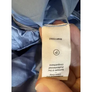 $565 Cinq à Sept Women's Blue Silk Strapless Ruched Asymmetrical Dress Size 4 thumbnail 9