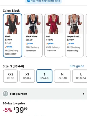 Lilosy Sexy Tie Criss Cross Plunge Thong Swimsuit High Cut Brazilian swimwear thumbnail 6
