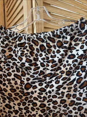 Leopard Print Lounge Slacks thumbnail 2