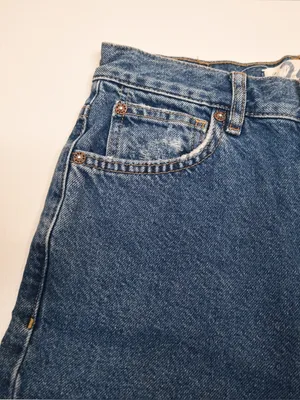 We the Free Women's 24 Distressed Straight Leg Raw Hem Button Fly Jean thumbnail 6