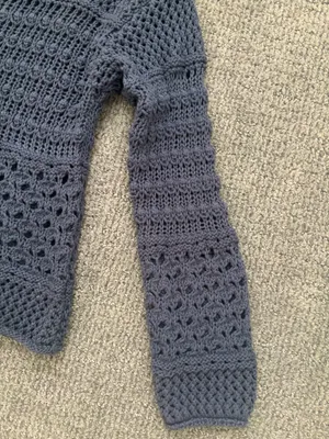 Universal Threads Crochet Open Knit Sweater XS thumbnail 3