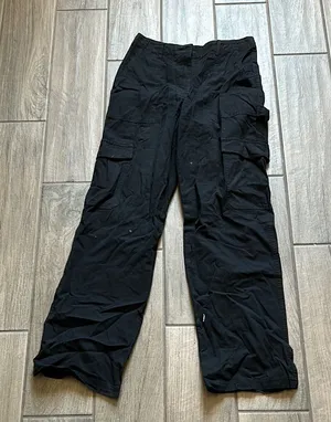 White Fox Boutique Black Cargo Pants Straight Fit thumbnail 1