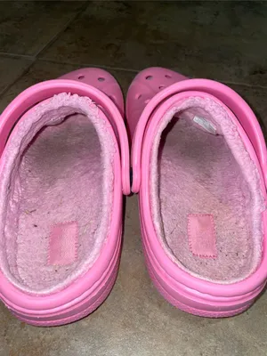 Crocs Baya Lined Clogs Pink Faux Fur Fleece Comfort Shoes Unisex W8 M6 thumbnail 6