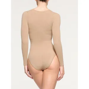 SKIMS Seamless Sculpt Long Sleeve Open Bust Brief Bodysuit M thumbnail 5