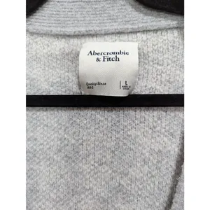 Abercrombie & Fitch houndstooth gray button up cardigan Large thumbnail 5