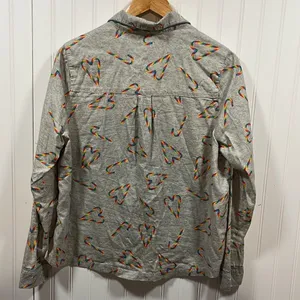 PINK VS candy cane long sleeve pajama top thumbnail 5