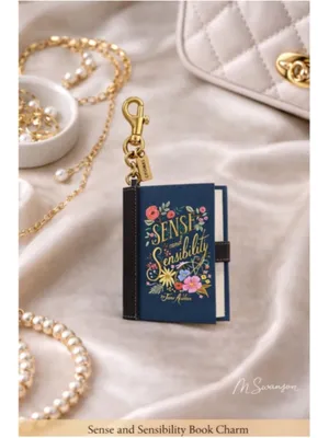 NEW Coach Sense and Sensibility by Jane Austen Book Bag Charm NWT thumbnail 9