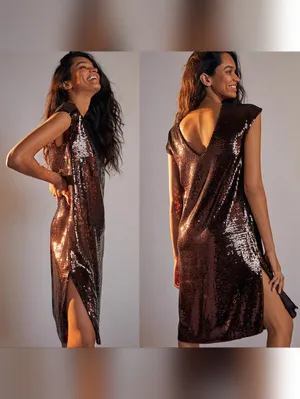 Anthropologie Maeve Kara Sequined Mini Dress thumbnail 10