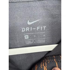Nike Womens Quarter Zip Pullover Dri-FIT Copper Crackle Print Gray Medium thumbnail 8