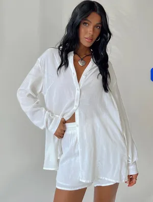 Princess Polly Chloe set white  thumbnail 1