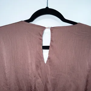 Baltic Born Rosy Pink Brown Prague Satin Maxi Dress Size XXXL NWT thumbnail 9