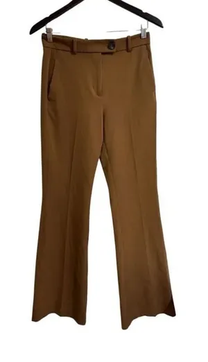 Zara Brown Flared Trousers EUC thumbnail 1