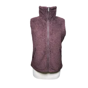 THE NORTHFACE Women’s Plum Furry Fleece Zip Front Vest Medium thumbnail 2