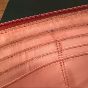 Coach Coral Daisy Leather Double Zip Wallet Wristlet thumbnail 12