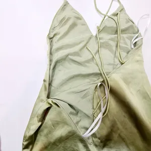 MORE TO COME Regina Maxi Dress in Green Small thumbnail 7