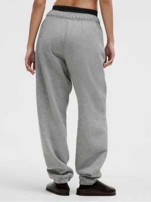 Lululemon Scuba Mid-Rise Oversized Jogger Regular XXS Heathered Medium Grey Cozy thumbnail 2