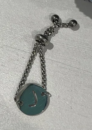 Adjustable‎ Initial J Ring Silver Tone Chain Fashion Jewelry thumbnail 1