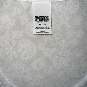 PINK Victoria's Secret White USA Flag Logo Shirt thumbnail 2