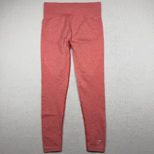 Gymshark Seamless Pink Cropped Leggings Women’s XS High Waist Workout thumbnail 2